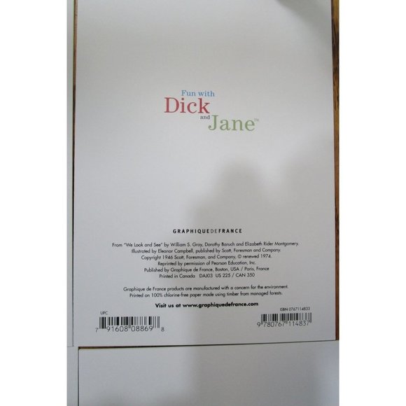 Fun with Dick and Jane Blank Notecards Four Assorted with Plain Envelopes - Picture 8 of 11